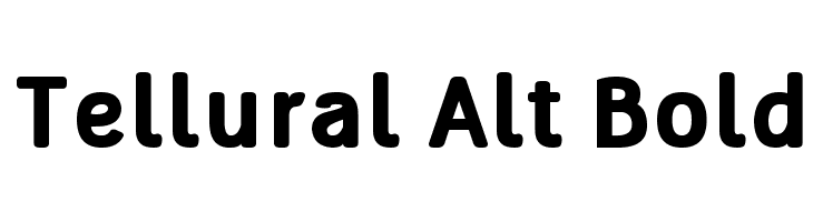 Tellural Alt Bold Font