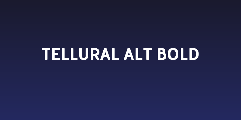 Tellural Alt Bold Social Header