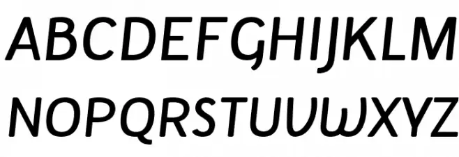 Tellural Alt Italic Fuentes MAYÚSCULAS