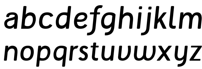Tellural Alt Italic Font LOWERCASE