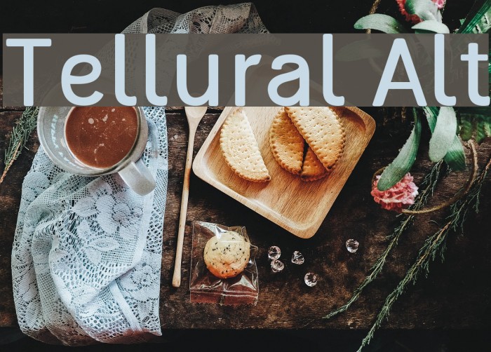 Tellural Alt Font examples