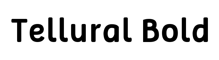 Tellural Bold Font