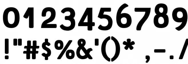 Tellural Bold Font OTHER CHARS