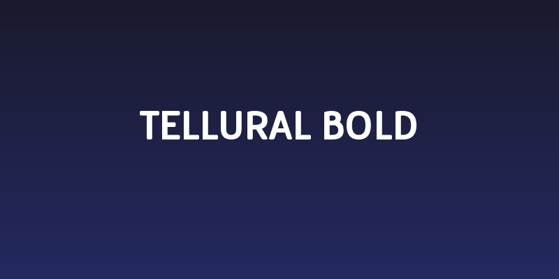 Tellural Bold Social Header