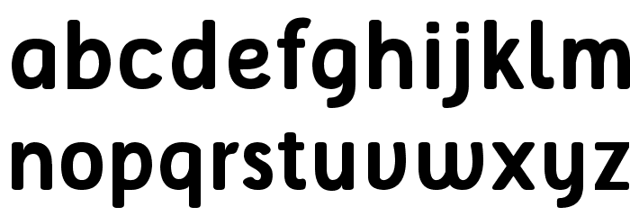 Tellural Bold Font LOWERCASE