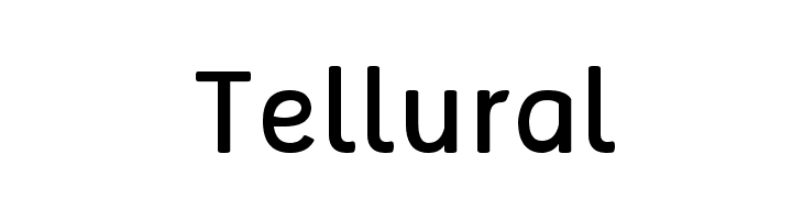 Tellural Font