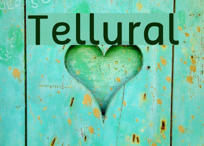 Tellural Font examples
