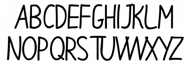 Telly Humble DEMO Sans 字体 大写