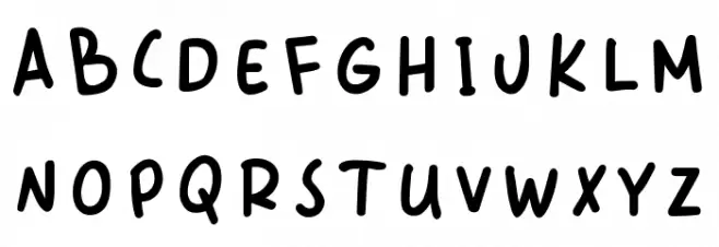 Telor Bistik Font UPPERCASE