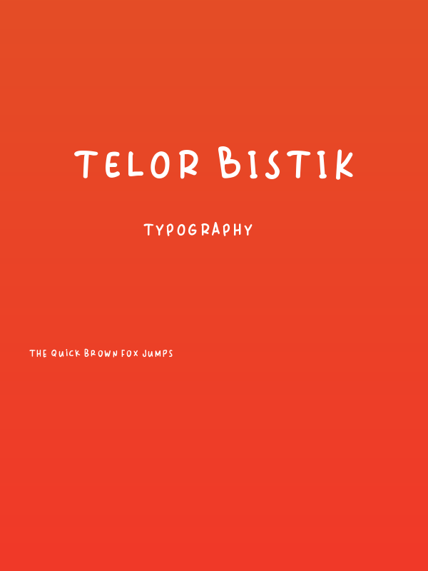 Telor Bistik Poster