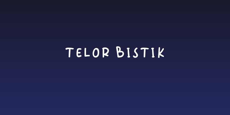 Telor Bistik Social Header