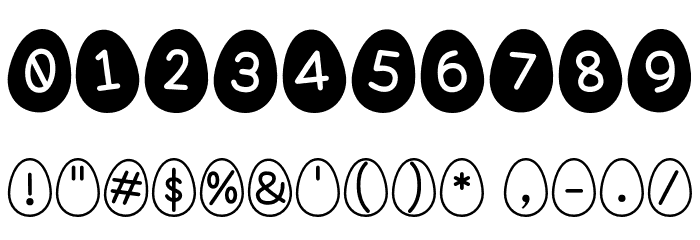 Teloraster-Regular Font OTHER CHARS