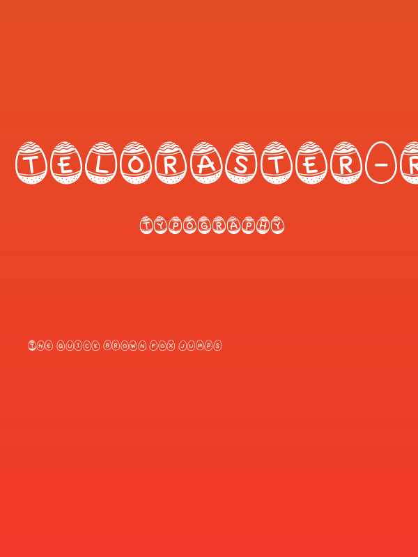 Teloraster-Regular Poster