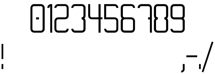 Temanotica Regular Font OTHER CHARS