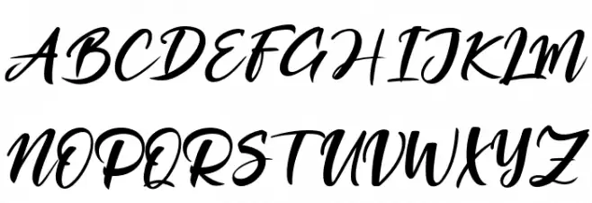 Tempe! Schriftart Groß
