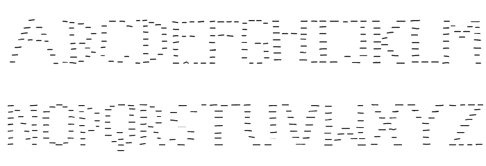 Temperature Font LOWERCASE