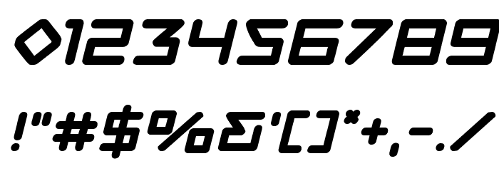 Tempest Apache Bold Italic Font OTHER CHARS