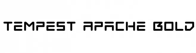 Tempest Apache Bold  नि: शुल्क फ़ॉन्ट्स डाउनलोड