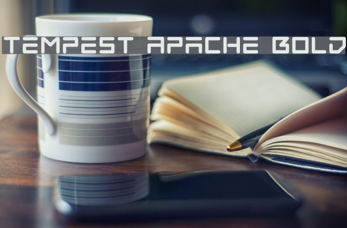 Tempest Apache Bold Font examples