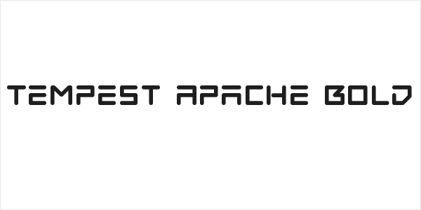 Tempest Apache Bold Logo
