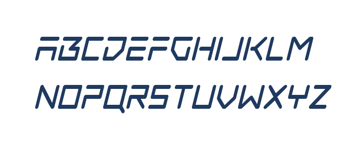 Tempest Apache Condensed Italic Lowercase