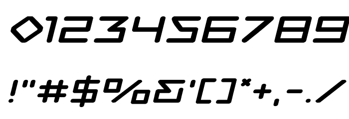 Tempest Apache Expanded Italic Font OTHER CHARS