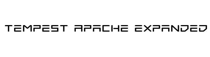 Tempest Apache Expanded  フリーフォントのダウンロード
