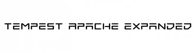 Tempest Apache Expanded  フリーフォントのダウンロード
