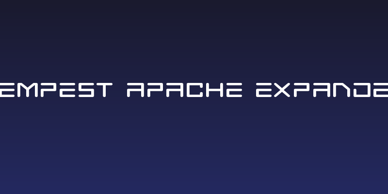 Tempest Apache Expanded Social Header