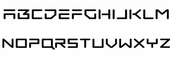 Tempest Apache Expanded Schriftart Kleinbuchstaben