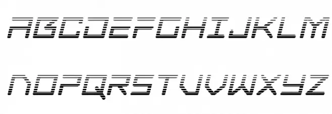 Tempest Apache Gradient Italic 字体 大写