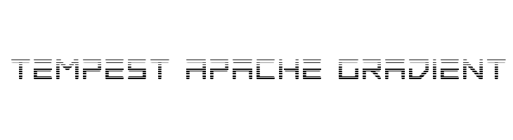 Tempest Apache Gradient  Frei Schriftart Herunterladen