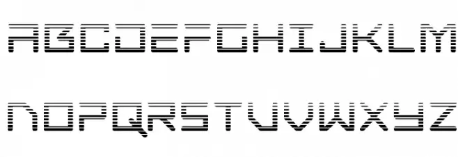 Tempest Apache Gradient Schriftart Groß
