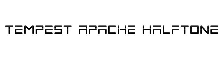 Tempest Apache Halftone  Скачать бесплатные шрифты