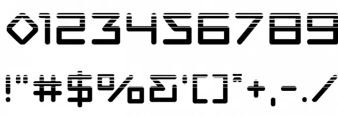 Tempest Apache Halftone Font OTHER CHARS