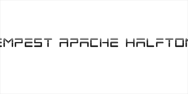 Tempest Apache Halftone Logo