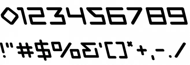 Tempest Apache Leftalic Font OTHER CHARS