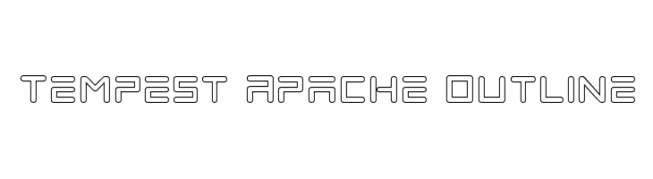 Tempest Apache Outline  font caratteri gratis