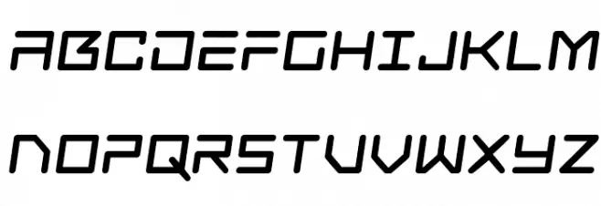 Tempest Apache Semi-Italic Schriftart Groß