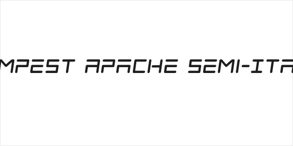 Tempest Apache Semi-Italic Logo