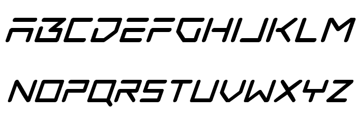 Tempest Apache Super-Italic Font LOWERCASE