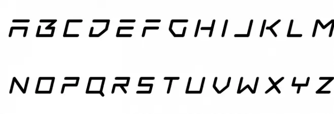 Tempest Apache Title Italic Schriftart Kleinbuchstaben