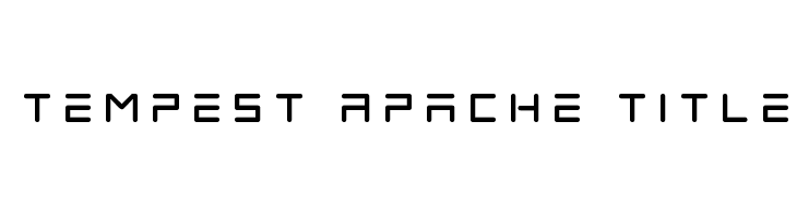 Tempest Apache Title  font caratteri gratis
