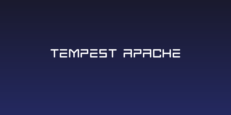 Tempest Apache Social Header