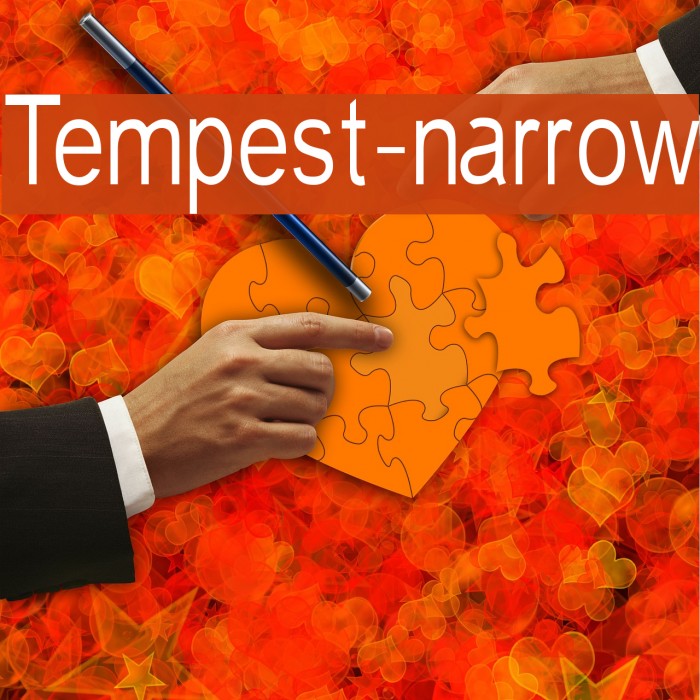 Tempest-narrow Font examples