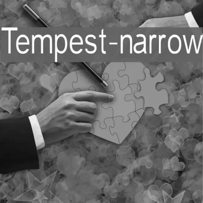 Tempest-narrow フォント examples