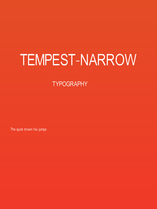 Tempest-narrow Poster