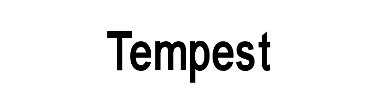 Tempest Font