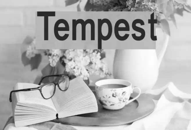 Tempest Font examples