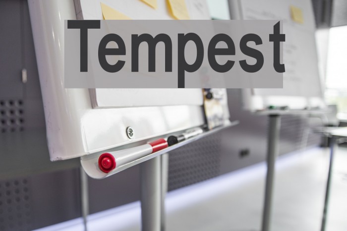 Tempest Font examples